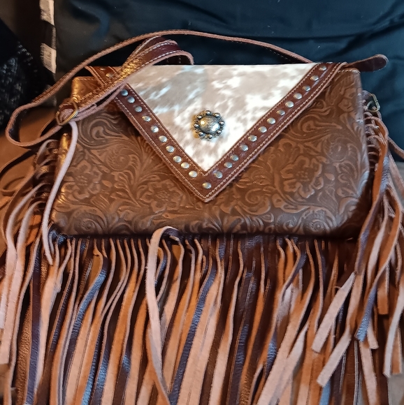 Myra Bag Handbags - Myra genuine leather and cowhide crossbody